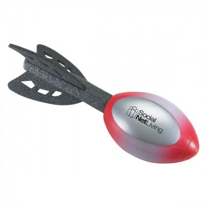 Dart Rocket Promotional Custom Imprinted With Logo - Red