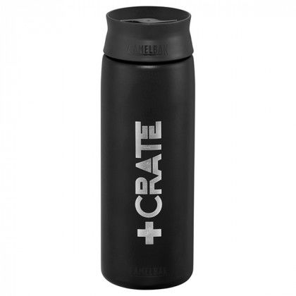 Imprinted CamelBak Hot Cap Copper VSS 20oz - Jet Black