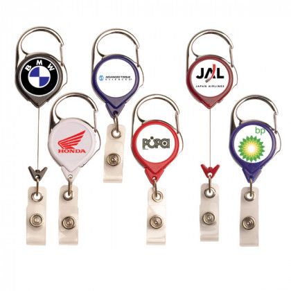 Translucent Carabiner Badge Reel