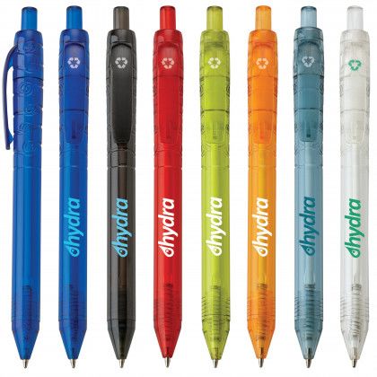 Printed Aqua Recycled Plastic Eco Pen 