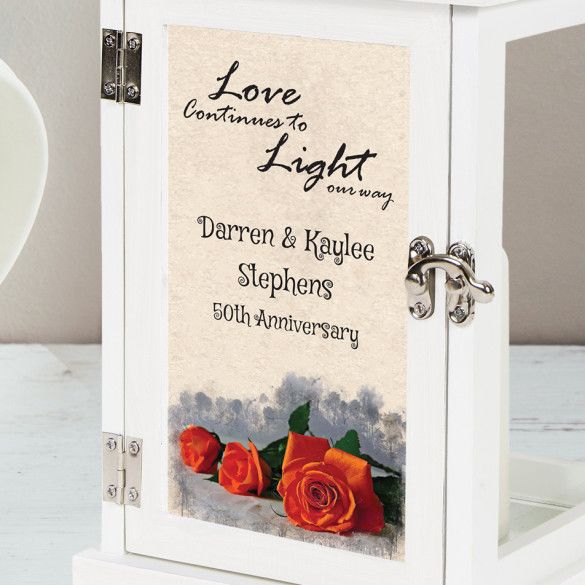 Love Lights Our Way Personalized Lantern For Wedding