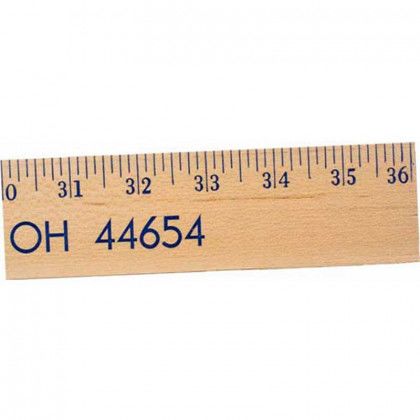 Natural Finish Extra Strength Yardstick Promotional Custom Imprinted With Logo