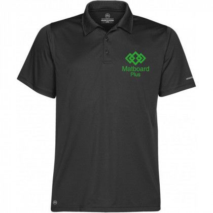 Custom Embroidered Men's Phoenix H2X-Dry Polo - Black