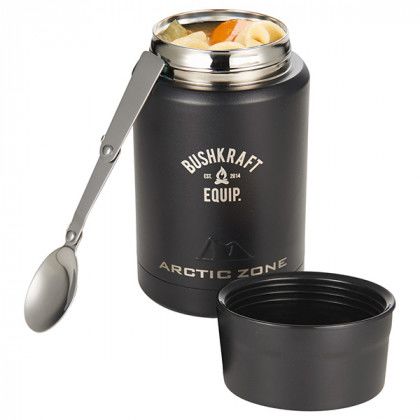 Logo Arctic Zone Titan Insulated Food Storage with spoon