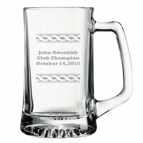 Deep Etched 25oz Oversized Beer Mug