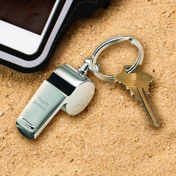 Personalized Whistle Keychain