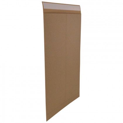 Custom Recycled 12 x 19 Natural Kraft Mailer - side view