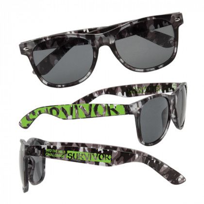 Custom Camouflage Sunglasses - Gray Camo Custom Camouflage Sunglasses - Gray Camo