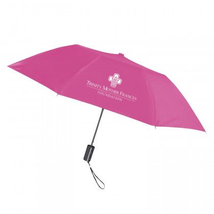 Promo 42" Classic Auto Open Folding Umbrella - Fuchsia
