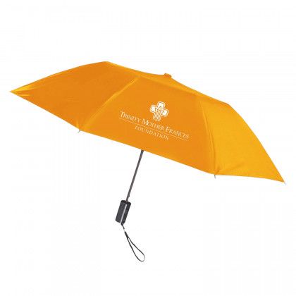 Promo 42" Classic Auto Open Folding Umbrella - Orange