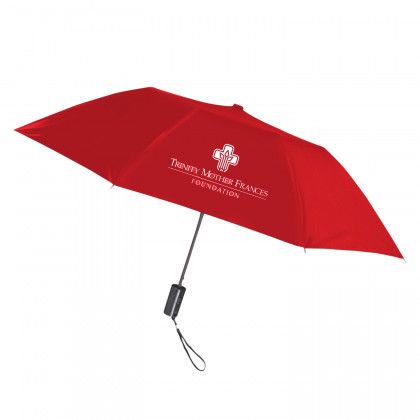 Promo 42" Classic Auto Open Folding Umbrella - Red