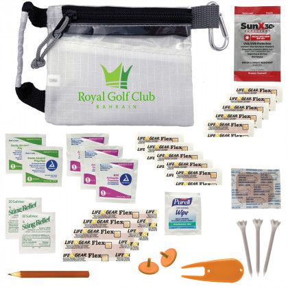 Grab N Go Golfers Kit | Promotional Items for Golfers - White