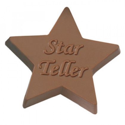 1 ounce Custom Chocolate Cut Out Shape - Star