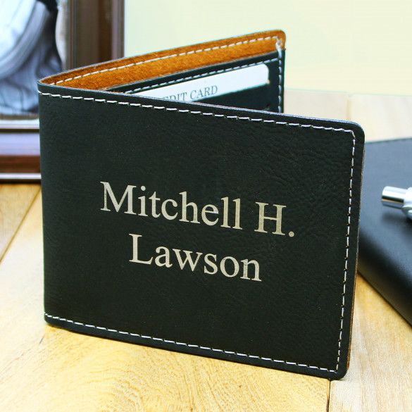 BLACK ENGRAVED WALLET