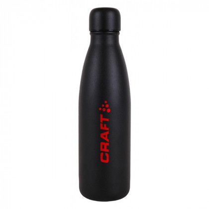 Black Custom Powder Coated Hydro-Soul Water Bottle 17 oz