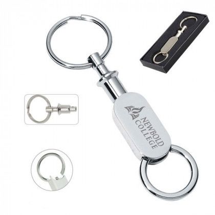 Promotional Heli Pull-Apart Metal Keyholder