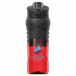 Red Under Armour 24 Oz. Draft Grip Bottle | Logo Under Armour Sport Bottles
