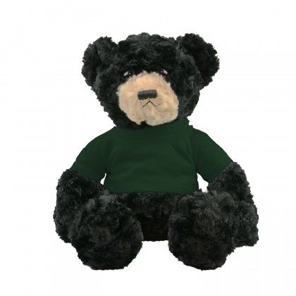 Black Dexter Stuffed Animal with Imprinted Shirt