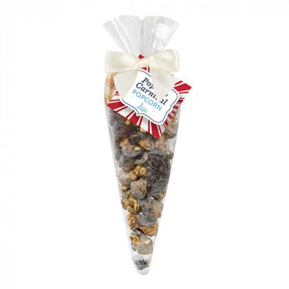 Cookies & Cream Popcorn Promotional Cone Bag