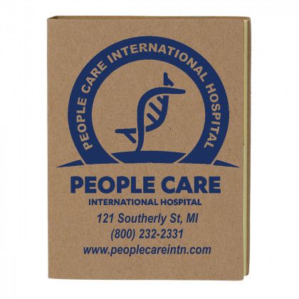 Custom Loomis Recycled Sticky Notes Flags - Natural