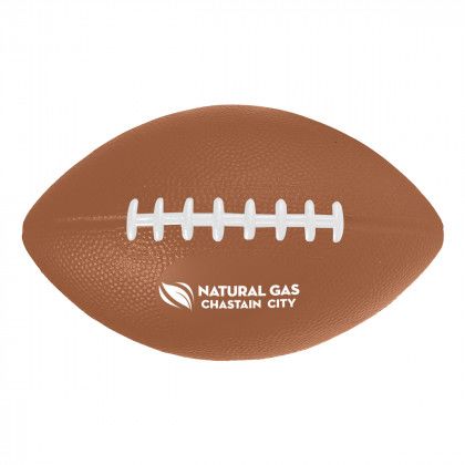 Large Football with Custom Imprint Brown