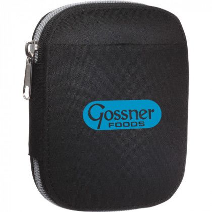 Promotional Logo Vanity Personal Care Manicure Set - Black Promotional Logo Vanity Personal Care Manicure Set - Black