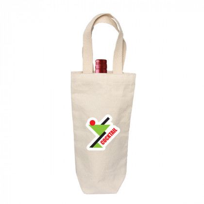 Custom Logo Rhone Valley Cotton Wine Bag