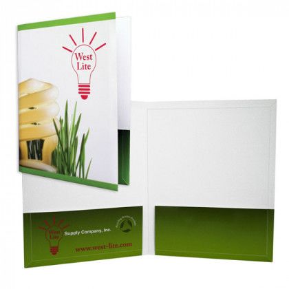 Full Color Imprinted Large Capacity Conformer Presentation Folders
