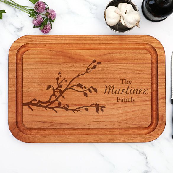 Reaching Branch Family Personalized Cutting Board