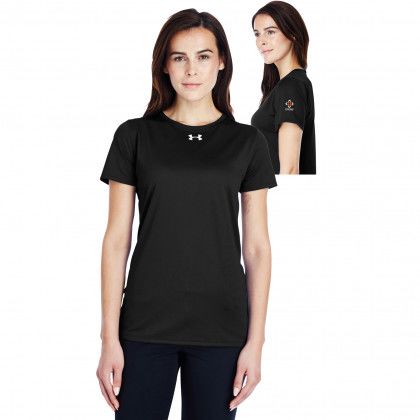 Customized Under Armour Ladies' Locker T-Shirt - Black