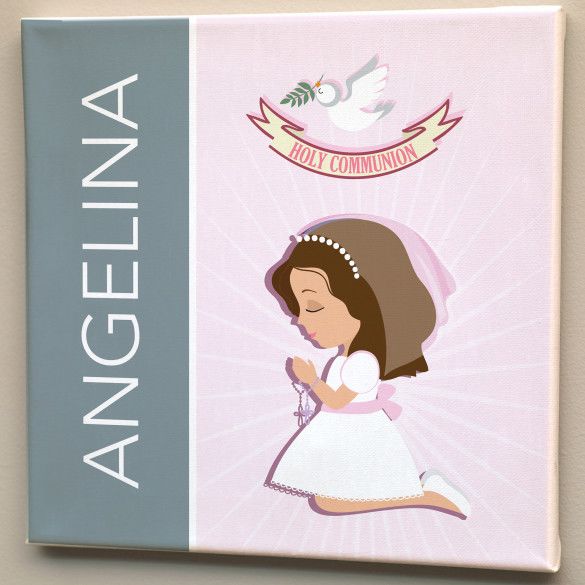 Her First Communion Wall Art | Perfect Communion Gift for Her