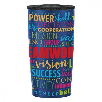 Customized 20 oz. Full Color Himalayan Tumbler - Metallic blue