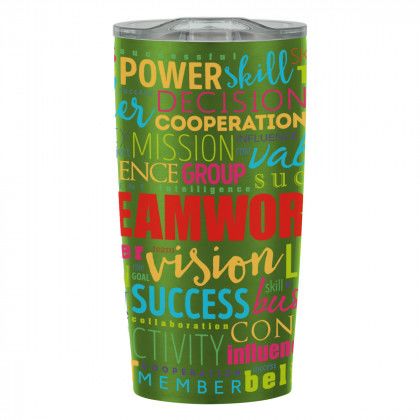 Customized 20 oz. Full Color Himalayan Tumbler - Metallic green