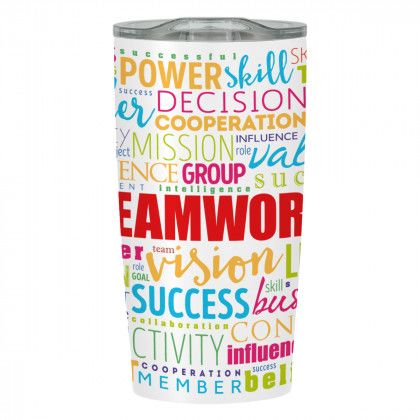 Customized 20 oz. Full Color Himalayan Tumbler - White