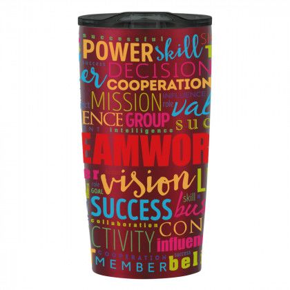 Customized 20 oz. Full Color Himalayan Tumbler - Metallic red