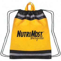 Large Non-Woven Reflective Sports Pack- Yellow Large Non-Woven Reflective Sports Pack- Yellow