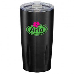 Arctic Tumblers Stainless Steel Camping & Travel Tumbler with Splash Proof  Lid and Straw, Double Wall Vacuum Insulated, Premium Insulated Thermos -  (Matte Black Powder Coat, 20 oz) 
