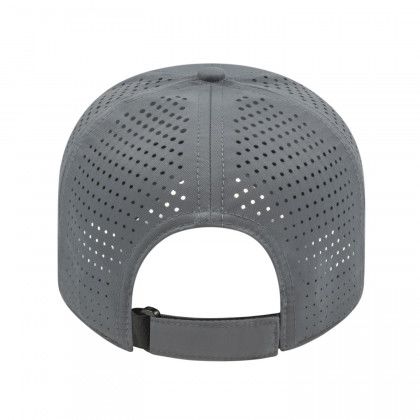 Promotional Perforated Polyester Cap - Gray back