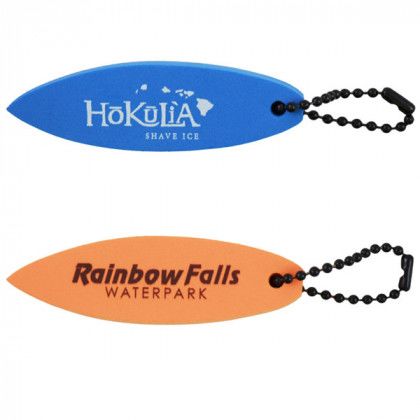 Logo Surf Board Floating Key Chain | Promotional Key Chains