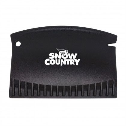 Promotional Credit Card Style Ice Scraper - Black