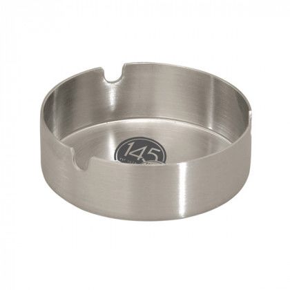 Deluxe Stainless Steel Ashtray with Logo Deluxe Stainless Steel Ashtray with Logo