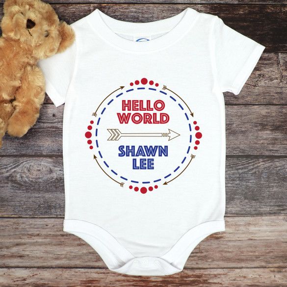 Custom Name Onesie | Personalized Baby Name Apparel