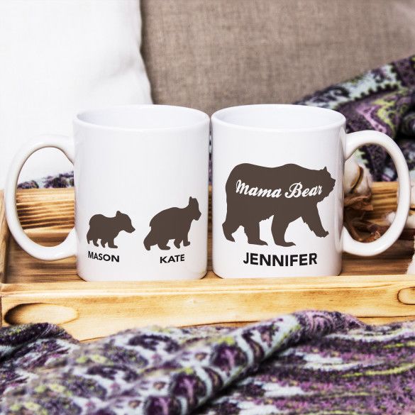 Mama Bear - Personalized Mother's day Mother Mug