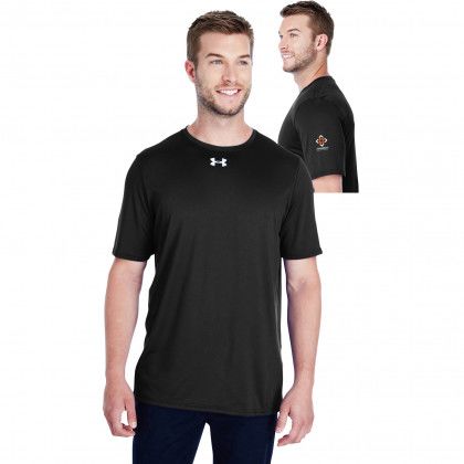 Promotional Under Armour Men's Locker T-Shirt with Logo - Black