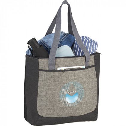 Imprinted Reclaim Recycled Zippered Tote 