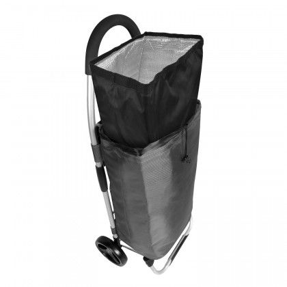 Promotional Rollie Trolley Rolling Cooler - removable liner