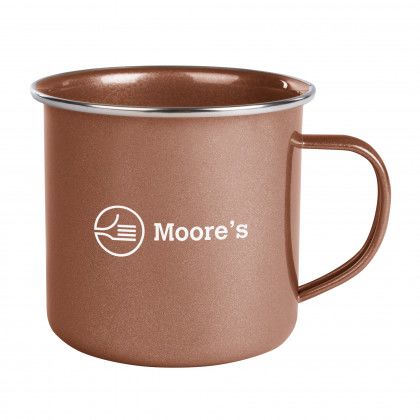 Printed Steel Finley Campfire Mug - Rose gold