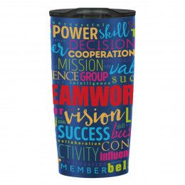 Customized 20 oz. Full Color Himalayan Tumbler - Metallic blue