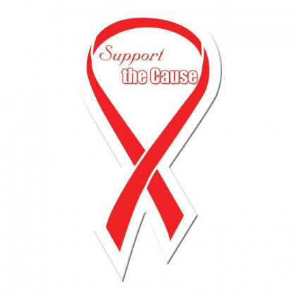 Awareness Ribbon Shape Magnet - Medium - 30 mil Promotion