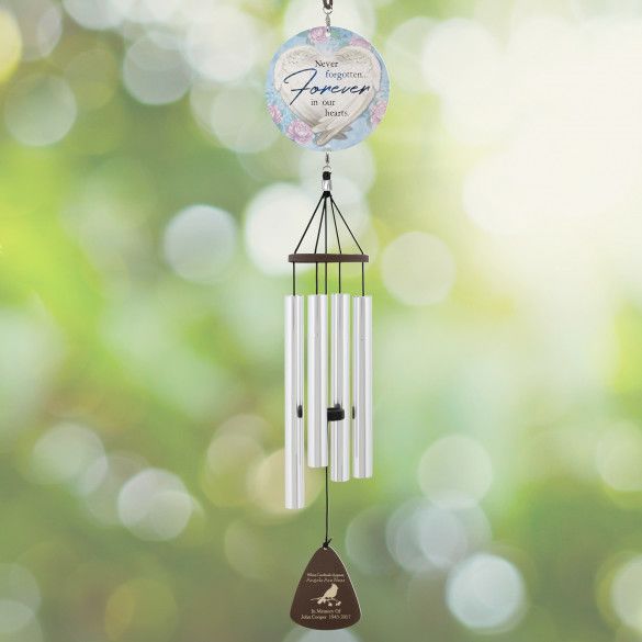 Cardinal Memorial Forever In Our Hearts Wind Chimes